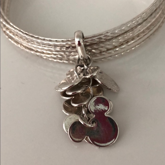 SILVER DISNEY MICKEY MOUSE BANGLES - Picture 6 of 8
